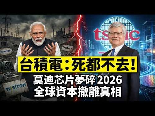 別再被騙了!💎 揭露印度製造的殘酷真相:莫迪喊了5年的晶片夢,為何終究是一場空?🇮🇳