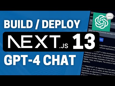 Build and Deploy a GPT-4 Chatbot in Next.js 13 With Streaming (Vercel AI SDK)