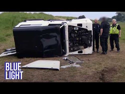 Stolen Land Rover Flips Over During Dramatic Police Chase | All New Traffic Cops FULL EPISODE