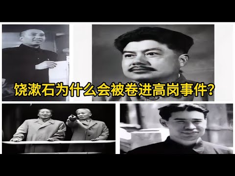饶漱石为什么会被卷进高岗事件?#饶漱石 #毛泽东 #刘少奇 #高岗 #高饶事件 #安子文 #五马进京|饶漱石|高岗|高岗事件|安子文名单事件|五马进京|饶潘杨案件|