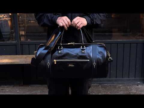 Making a Boston Bag from Japanese Shinki Horsehide