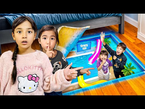 БІЗДІ ЕШКЫМ ТАБА АЛМАЙДЫ!🤫👀| ЖЕРДІҢ АСТЫНА ЕШКЫМ ТАБА АЛМАЙТЫН КОМНАТА ЖАСАДЫҚ😱ЖАСМИН ШЫДАЙ АЛДЫ МА🤔