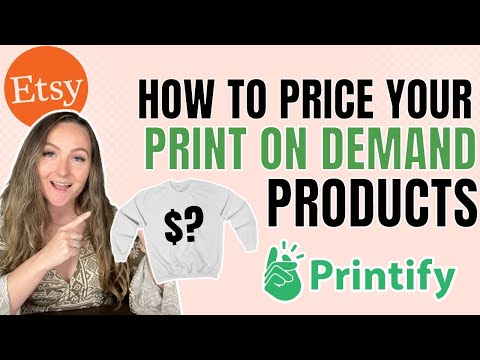 How To Price Your Print On Demand Products For Etsy (Gildan 18000 Full Pricing Research!)