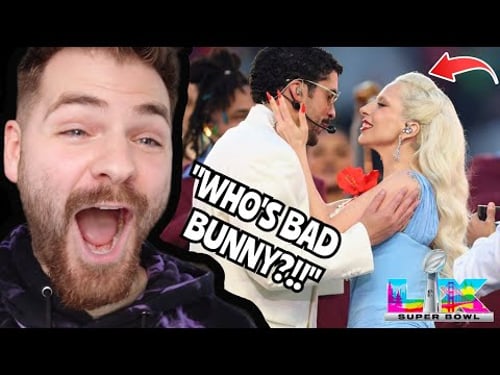 BRITISH Guy Reacts to BAD BUNNY Super Bowl Halftime Show | *FULL* Live Performance | REACTION!!