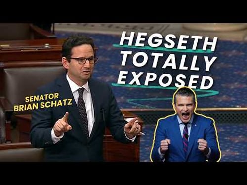 Schatz: Hegseth’s Immaturity, Incompetence Is A Lethal Combination On A Battlefield
