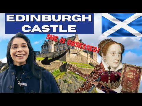 AMERICANS FIRST TIME IN SCOTLANDS EDINBURGH CASTLE 🏴 MIND BLOWING!