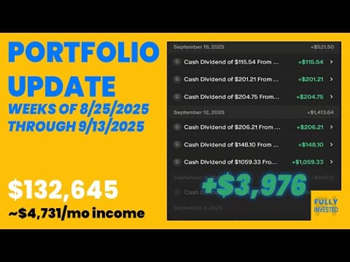 Portfolio Update Weeks 14 to 17 | $3,976 of Dividend Income from High-Yield ETFs (YMAX, ULTY, MSTY)