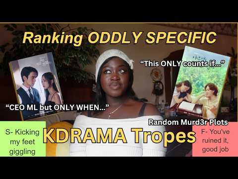 RANKING KDRAMA Tropes (Oddly Specific)