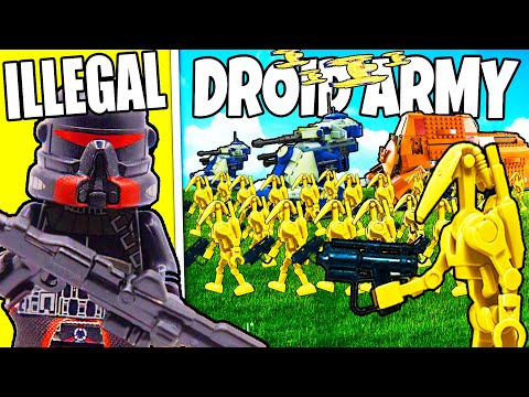 I built an ILLEGAL LEGO Star Wars ARMY...