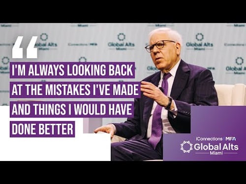 Fireside with David Rubenstein, Co Founder & Co Chairman, The Carlyle Group | Global Alts Miami 2025