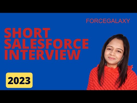 Short Salesforce Interview | #salesforce | #forcegalaxy