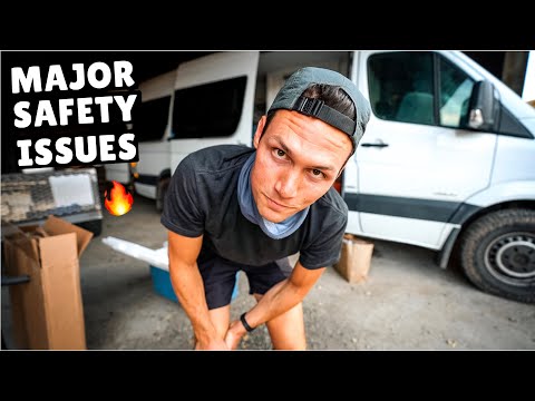 Our van almost caught on fire.