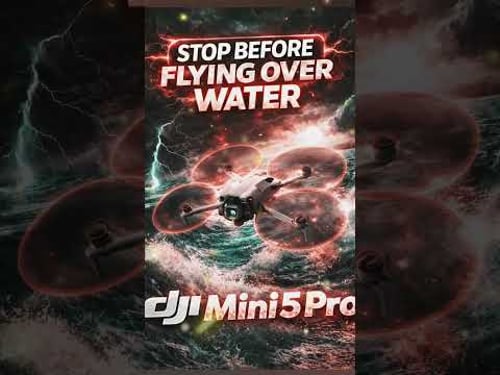 DJI Mini 5 Pro Flying Over Water – Safety Tips, Sensor Issues & Mistakes to Avoid #mini5pro #dji