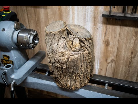Woodturning - Log to amazing vase!