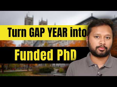 This Gap-Year Strategy Can Get You a Funded PhD Abroad | All 'Bout Research