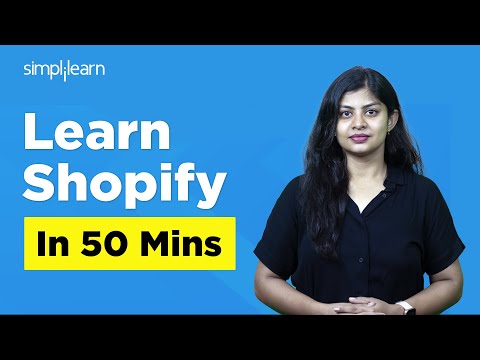 Shopify Tutorial For Beginners 2025 | Shopify Course | shopify dropshipping | Simplilearn
