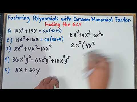 Factoring Polynomials with Common Monomial Factor | Part 2 | Grade 8 | Q1 | Revised K-12 |