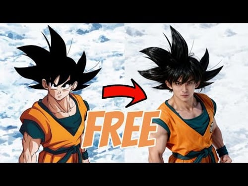 🤯 How To Turn Anime Characters into Realistic Photos for FREE #animetoreallife
