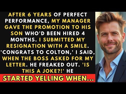 Manager Gave Promotion To His Son After My Perfect Performance For 6 Years. When I Resigned