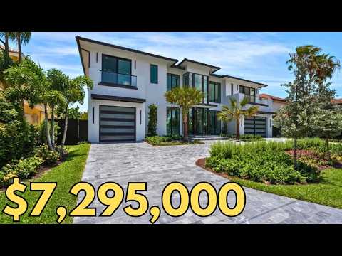 $7,295,000 Delray Beach Masterpiece | Intracoastal Views | Ocean Access |