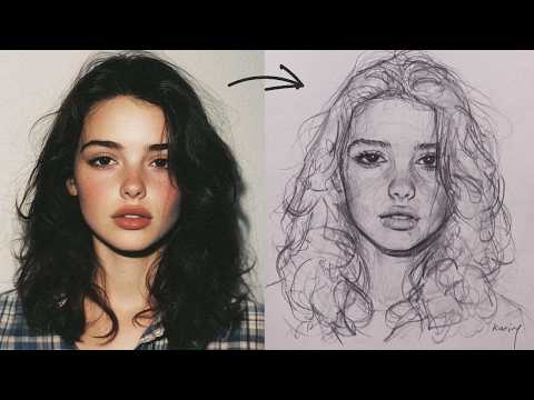Learn FACE DRAWING in 9 Minutes with LOOMIS METHOD!!