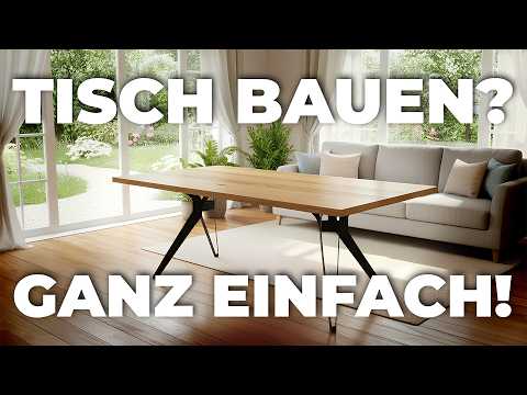 Massivholztisch selber bauen? Das kannst du auch!
