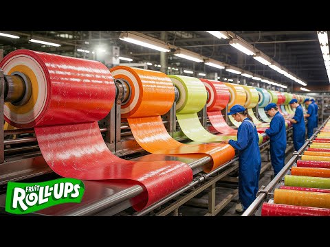 You Will Be SURPRISED At How Fruit Roll-Ups Are ACTUALLY Made!