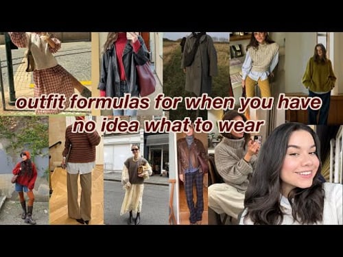 layering for fall isn't hard. here are 10 outfit formulas that never fail