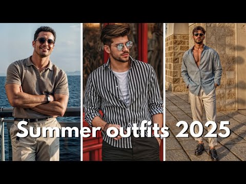 Best Summer Outfits For Men 2025 | Latest Casual Outfit Ideas For Men | Summer Fashion Ideas