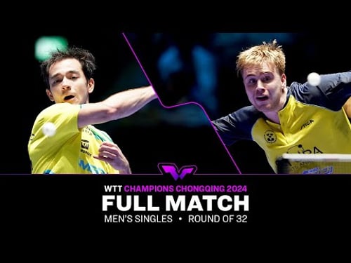 FULL MATCH | Hugo Calderano vs Truls Moregard | MS R32 | #WTTChongqing 2024