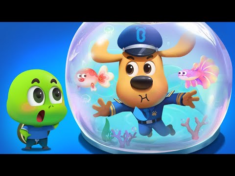 Amazing Fish Friend | Learn Animals | Funny Kids Stories | Sheriff Labrador | Kids Cartoon | BabyBus