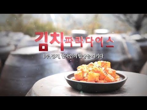 (한류한식다큐멘터리) 김치파라다이스 1부 - 김치, 한국인의 밥상의 지키다