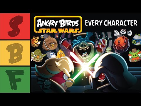 Ranking EVERY Angry Birds Star Wars Character
