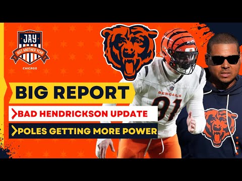 Bears Get BAD NEWS On Trey Hendrickson's Status + Ryan Poles Getting More Power Brews. Bears News