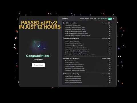 eJPT Certification Review | My Study Progress, Exam Experience, and Roadmap to OSCP