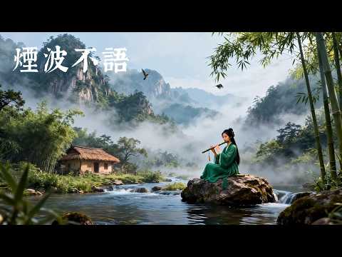 《煙波不語》笛聲如露 · 深度放鬆心靈之音|古琴|竹笛|萧|古筝|二胡|#music #relaxing #meditation #guqin #冥想音樂 #zen #dizi #erhu