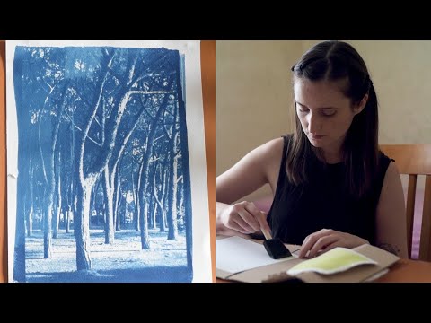 Cyanotypes from your Photos Step by Step πΉ Sun Prints