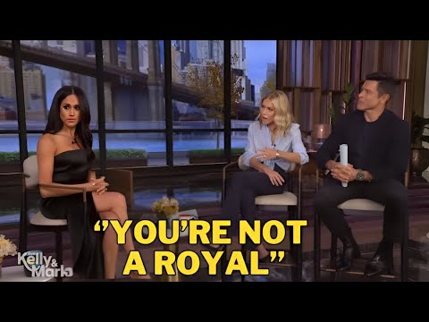 Meghan Markle Kicked Out Live TV After Heated Clash With Kelly Ripa and Mark Consuelos