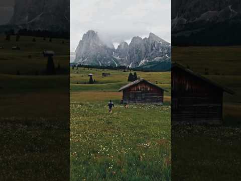Magical moment in the Dolomites😍 #hiking