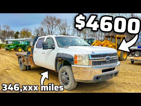 I BOUGHT a Duramax SIGHT UNSEEN at Auction for CHEAP (It’s BAD)