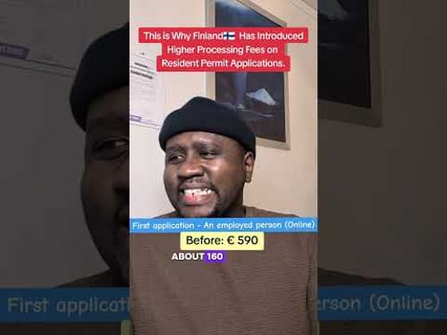 Why Residence Permit Processing Fees Increased in Finland (2026 Explained)