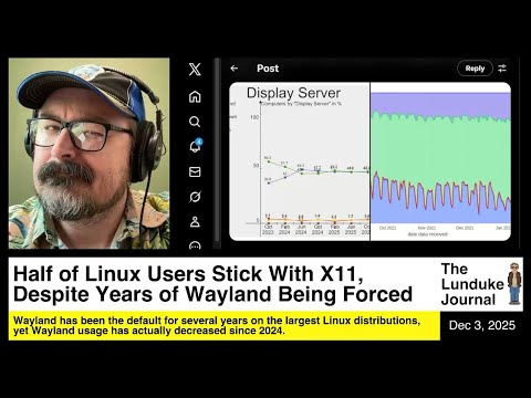 Half of Linux Users Stick with X11, Despite Years of Wayland Being Forced