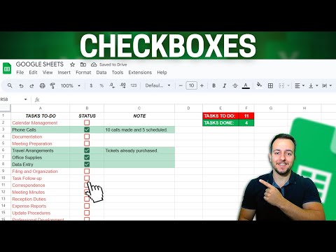 How to Checkbox in Google Sheets | Practical Examples | Conditional Formatting and Counting System