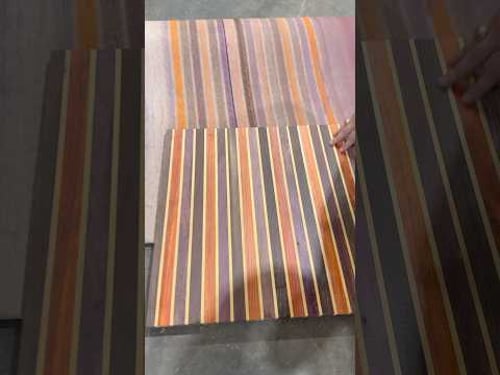 Exotic Wood Makes Colorful Sandpaper