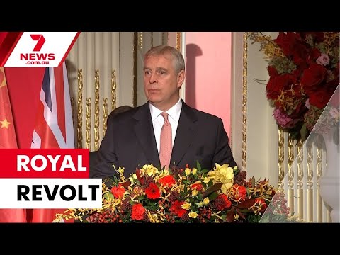 Royal staff in revolt refusing to work with former prince Andrew | 7NEWS