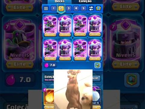 INCRÍVEL DECK DE MEGA CAVALEIRO E PEKKA 😱 #clashroyale