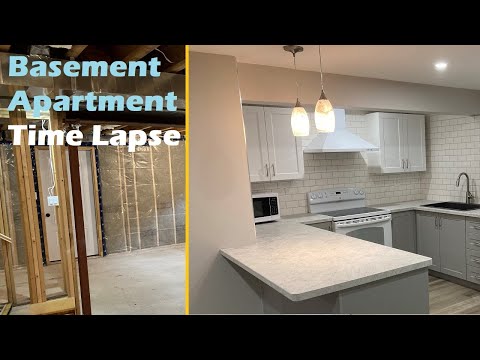 Basement Apartment Construction Time Lapse