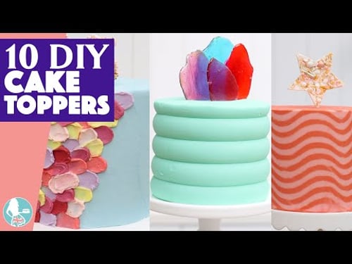 10 Edible Cake Toppers You Can Make