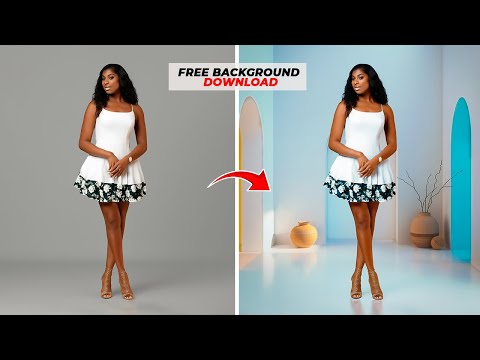 Photoshop Made Easy + Free Background Photo Studio Background Manipulation