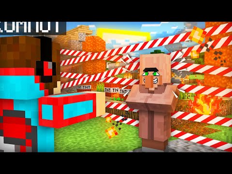 WE SHOULD NOT HAVE LEFT THIS VILLAGER ALONE IN THE VILLAGE IN MINECRAFT | Compot Minecraft